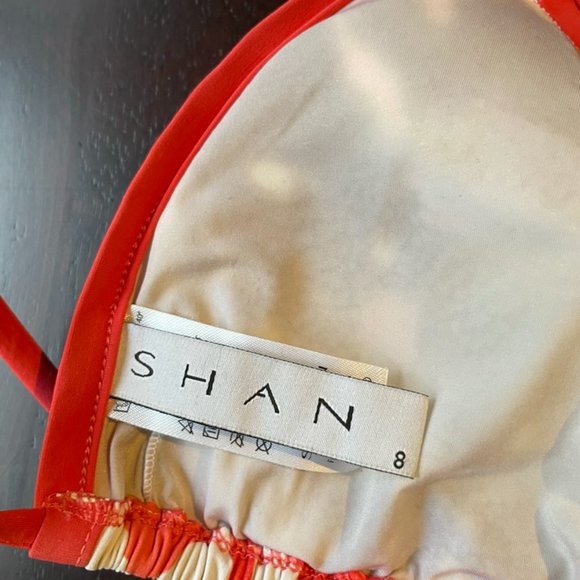 Shan Swimwear Top Red/White - Size 8 - Picture 5 of 6